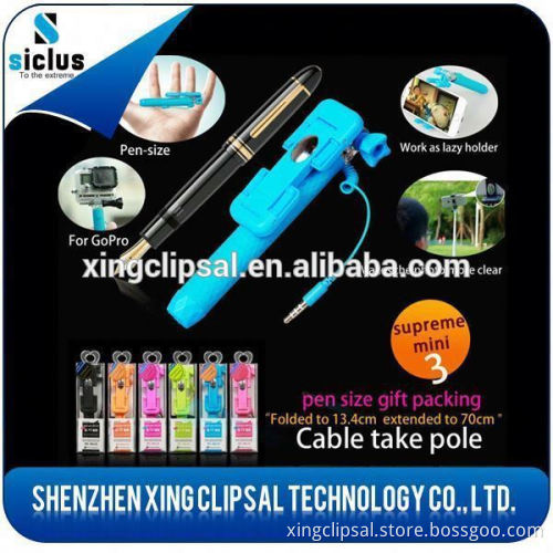 Wholesale camera equipment, flexible selfie stick RK mini3 tripod holder for cell phone